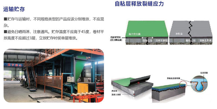 快速反應粘強力交叉膜防水卷材(圖2)